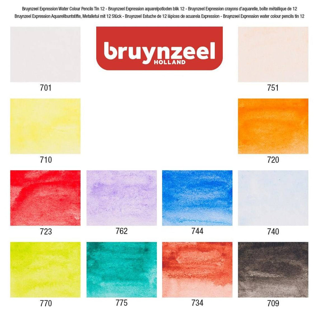Expression Water Colour Blyanter - 12 stk.