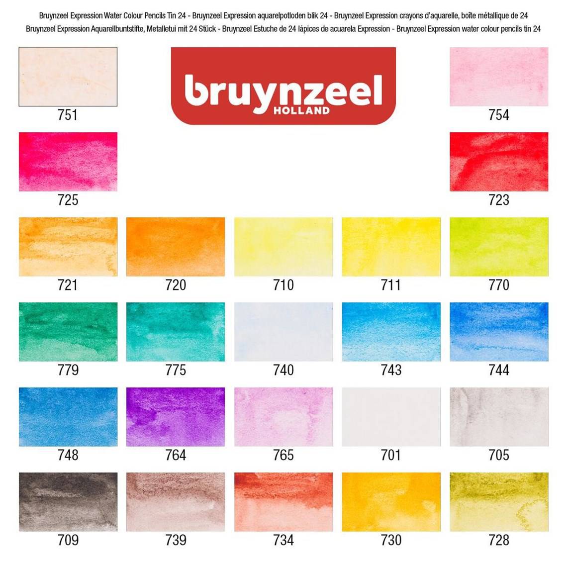 Expression Water Colour Blyanter - 24 stk.