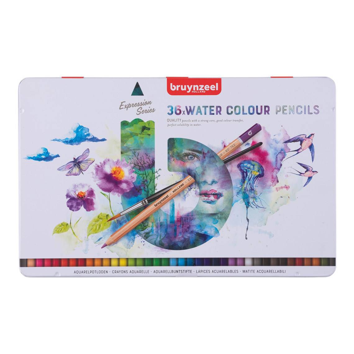 Expression Water Colour Blyanter - 36 stk.