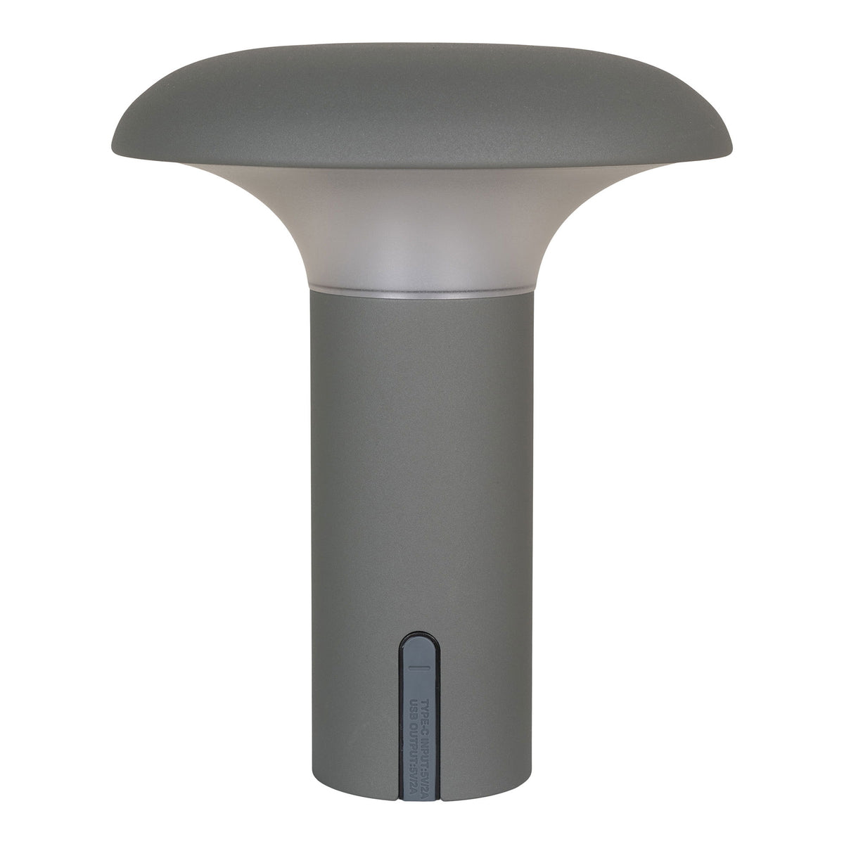 Ramsey LED Lampe - Lampe, grå, genopladelig