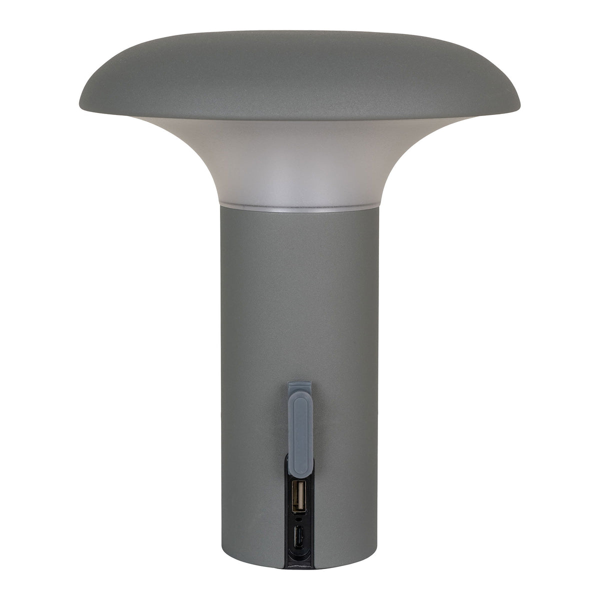 Ramsey LED Lampe - Lampe, grå, genopladelig