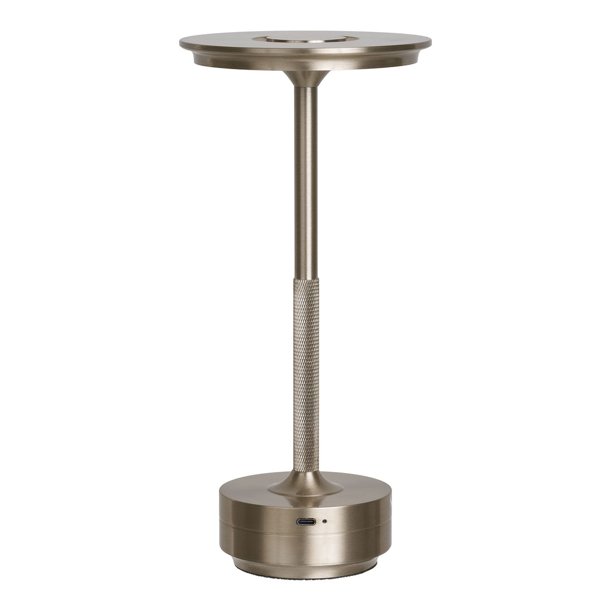 Lyneham LED Bordlampe - Bordlampe, sølv, genopladelig