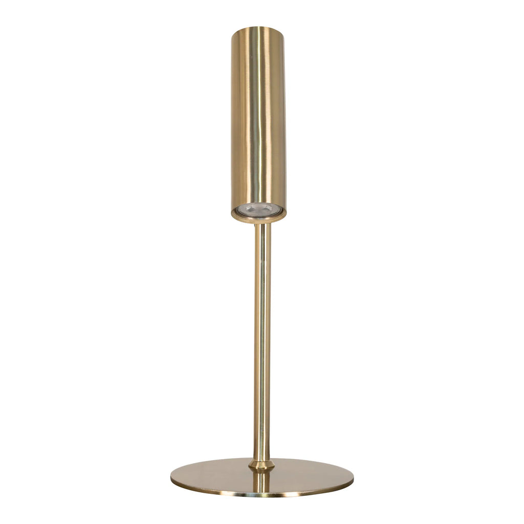 Paris Bordlampe - Lampe, messing, stofledning på 200 cm