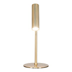 Paris Bordlampe - Lampe, messing, stofledning på 200 cm