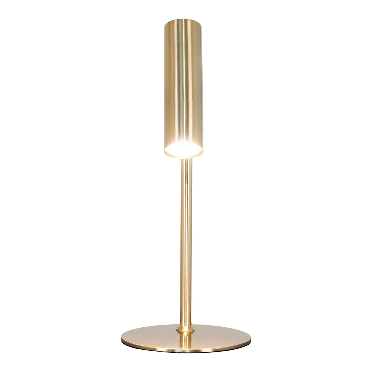 Paris Bordlampe - Lampe, messing, stofledning på 200 cm