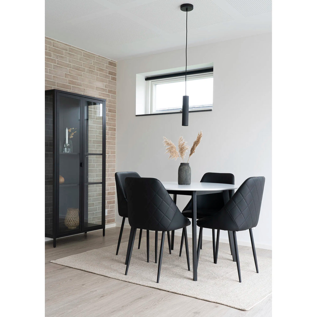Paris Pendel - Lampe, sort, stofledning på 120 cm