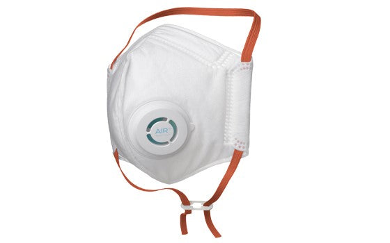 AIR+ FFP Maske m. ventil - 10 stk. (foldbar) - str. L