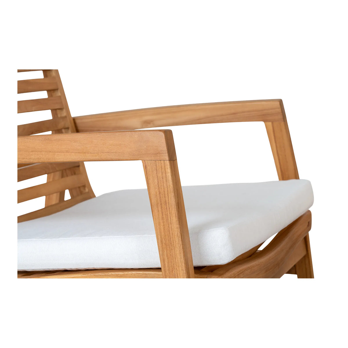 Santander Loungesæt - Loungesæt, teak, natur, inkl. hynder