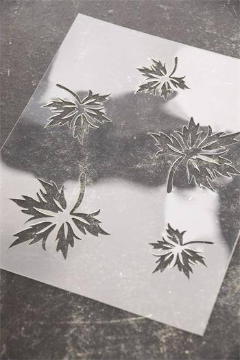Vintage Paint Stencil - Leaves
