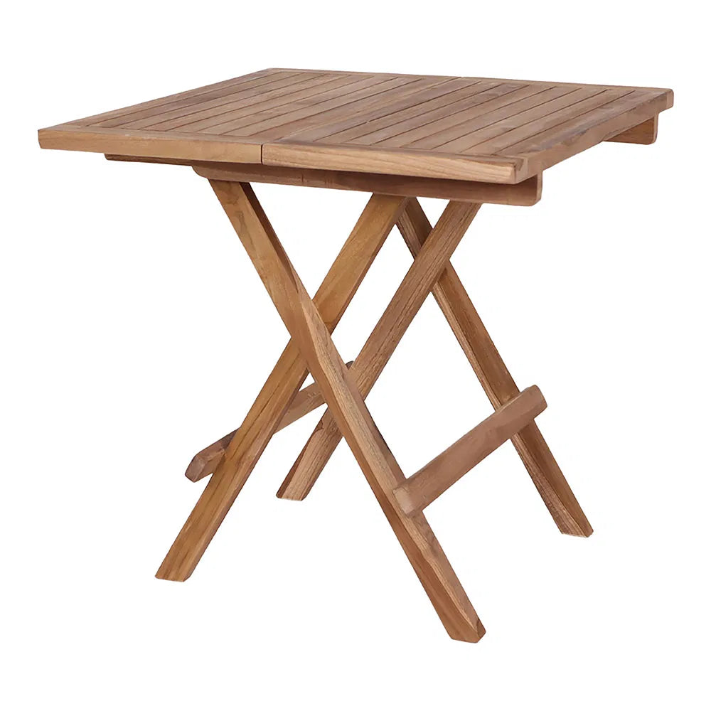 Bilbao Sidebord - Sidebord i teaktræ, natur, 50x50x50 cm