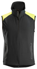 Snickers 8029 – FlexiWork, Neonfarvet vest – Sort/neongul