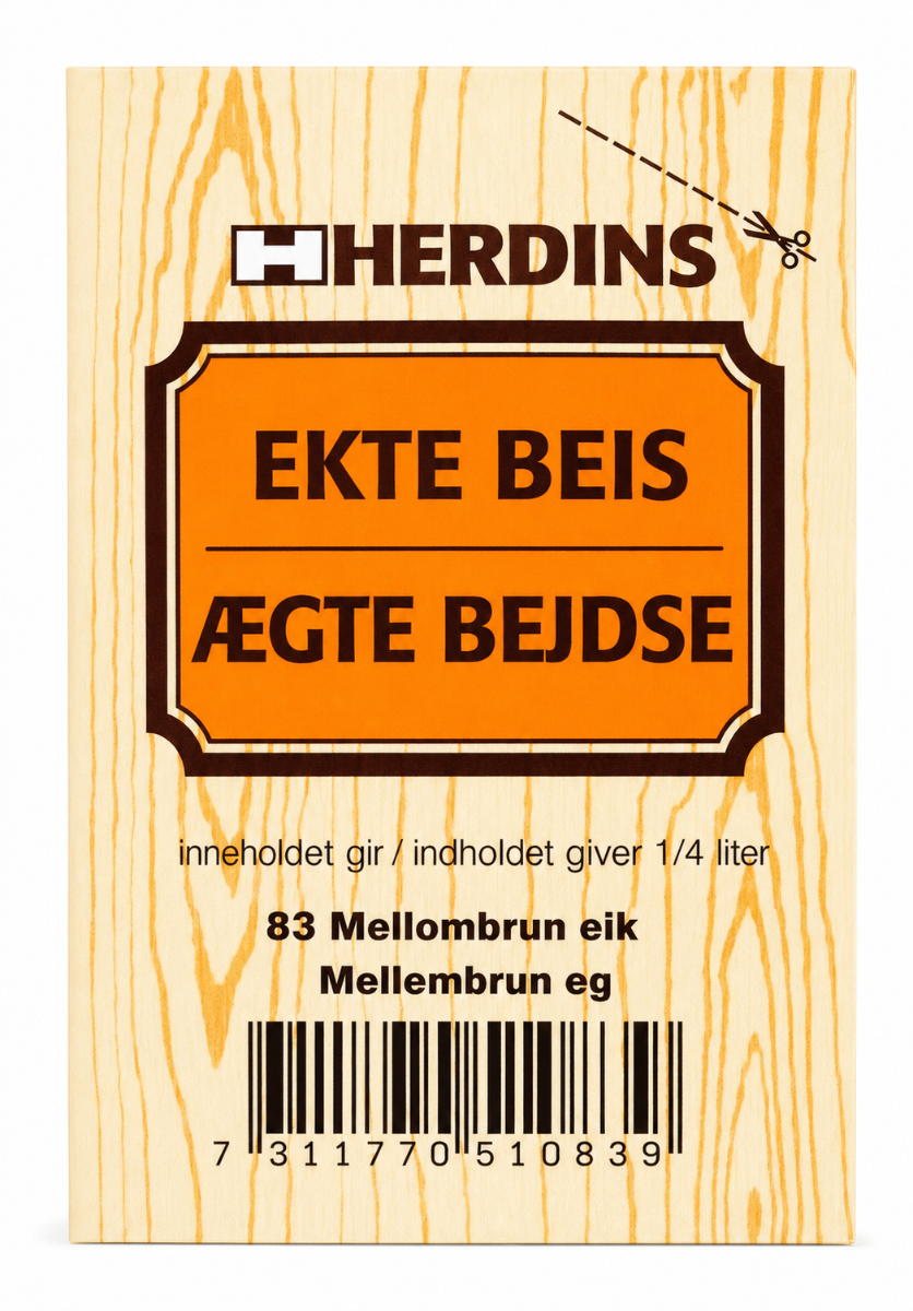 Ægte bejdse/Pulverbejdse - 12 gram - fås i flere farver