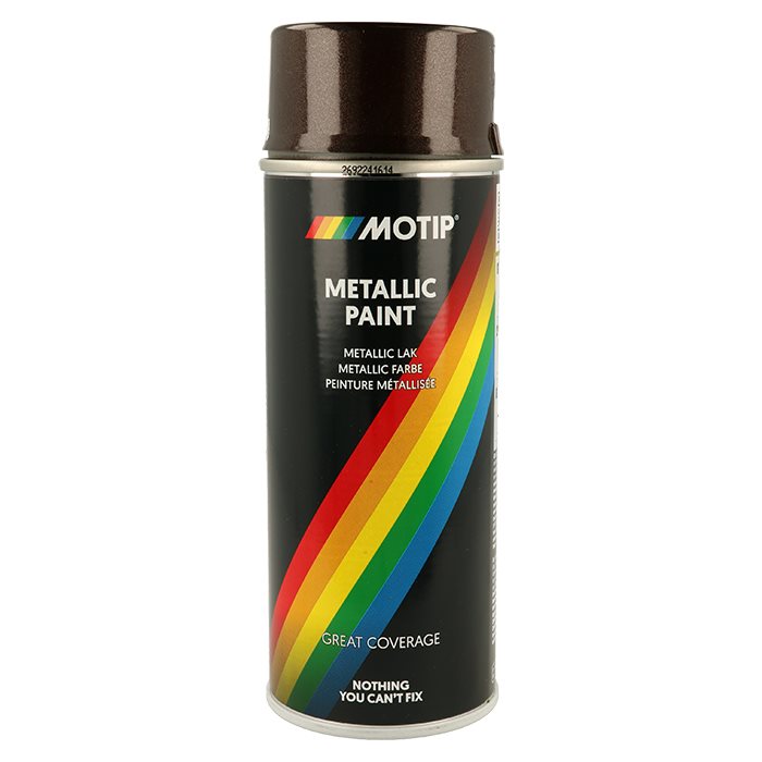 Motip Metallic Effekt Lak 400 ml. - Brun