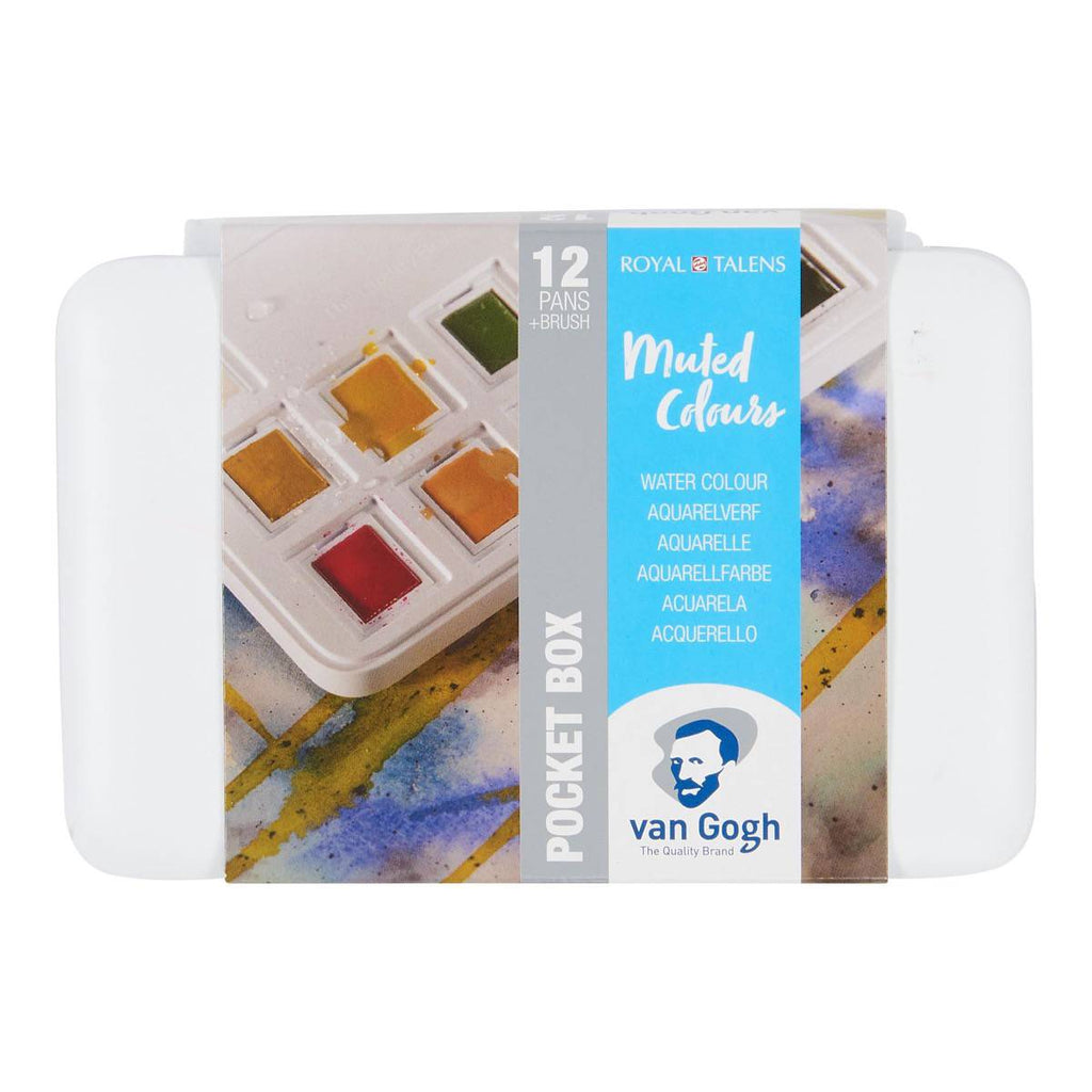 Van Gogh Akvarelbox - dæmpet farver