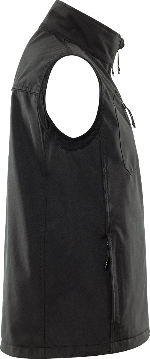 Fristads Acode Softshellvest, herre - Sort - Str. L