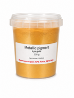 Hagmans Metallic Pigment - Lys Guld - 200 g.