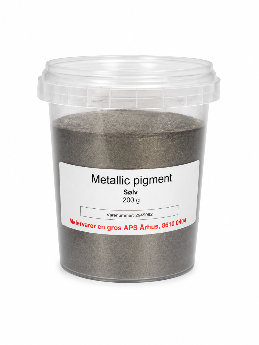Hagmans Metallic Pigment - Sølv - 200 g.