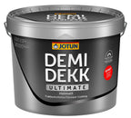 Jotun - Demidekk Ultimate Dækkende Helmat - fra Hvid til mellemmørke farver
