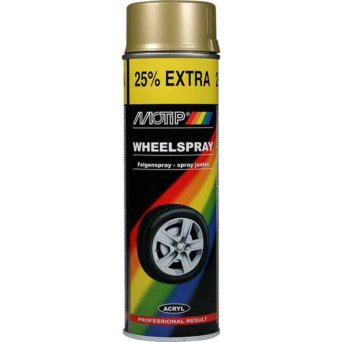 Motip Fælgespray Guld - 500 ml.