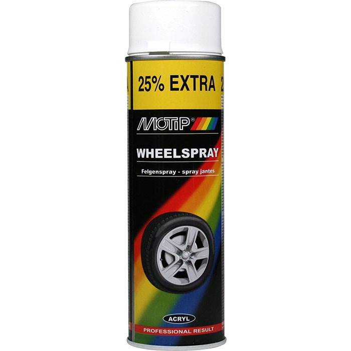Motip Fælgespray Hvid - 500 ml.