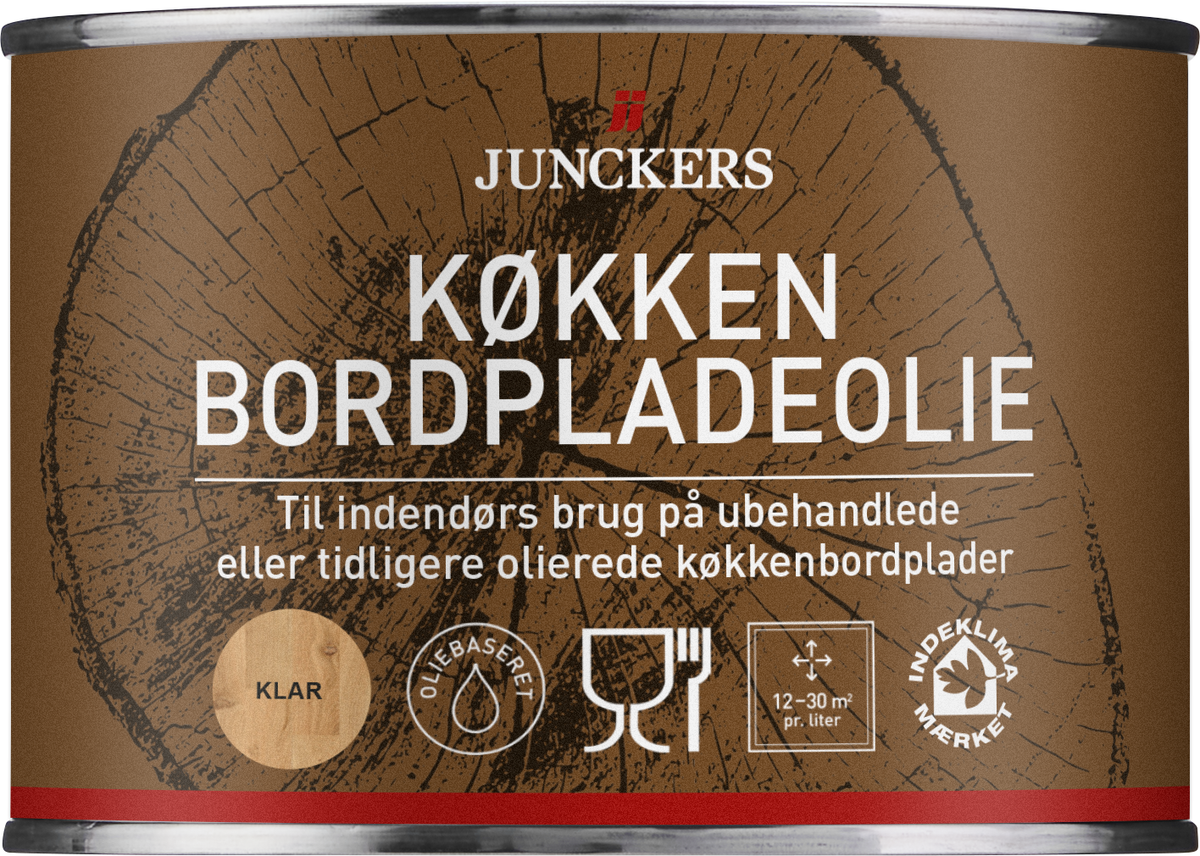 Junckers Køkken Bordpladeolie - Klar - 0,375 L.