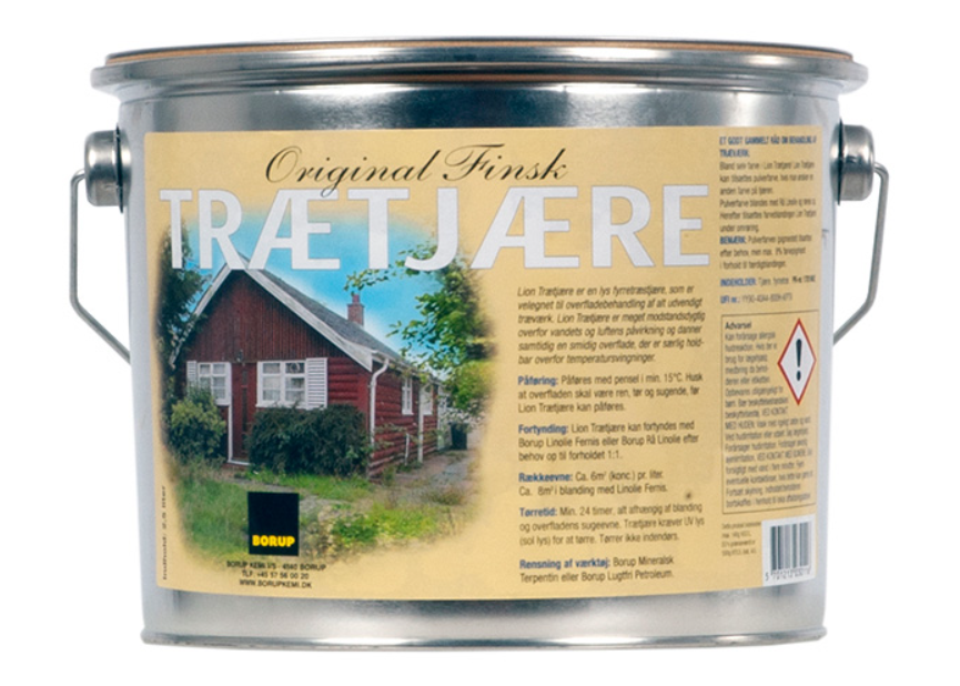 Borup original Finsk Trætjære - 5 L.