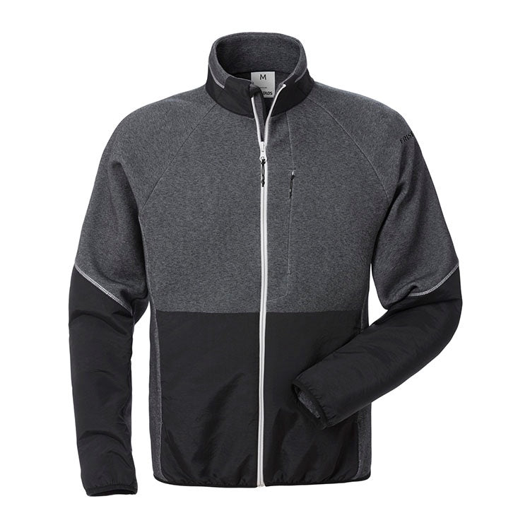 Fristads Sweat jakke 7513 - Sort/grå - str. M