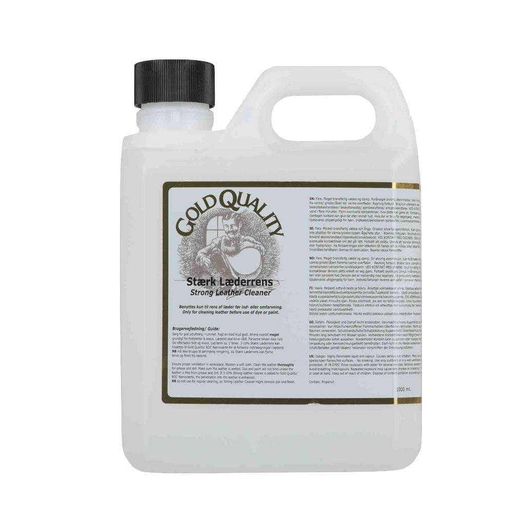 Gold Quality Stærk Læderrens - 1 Liter