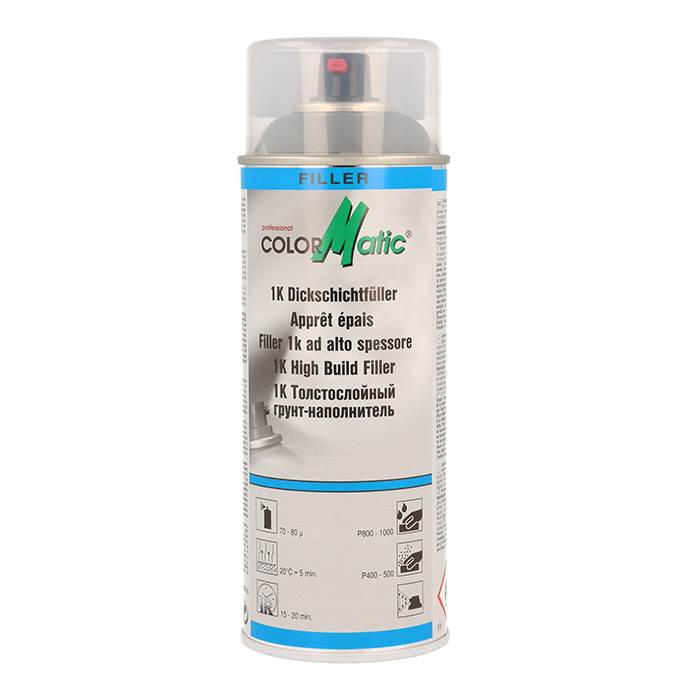 ColorMatic High Build primer - 400 ml. - fåes i flere farver