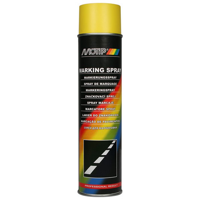 Motip markeringsspray 600 ml. - gul