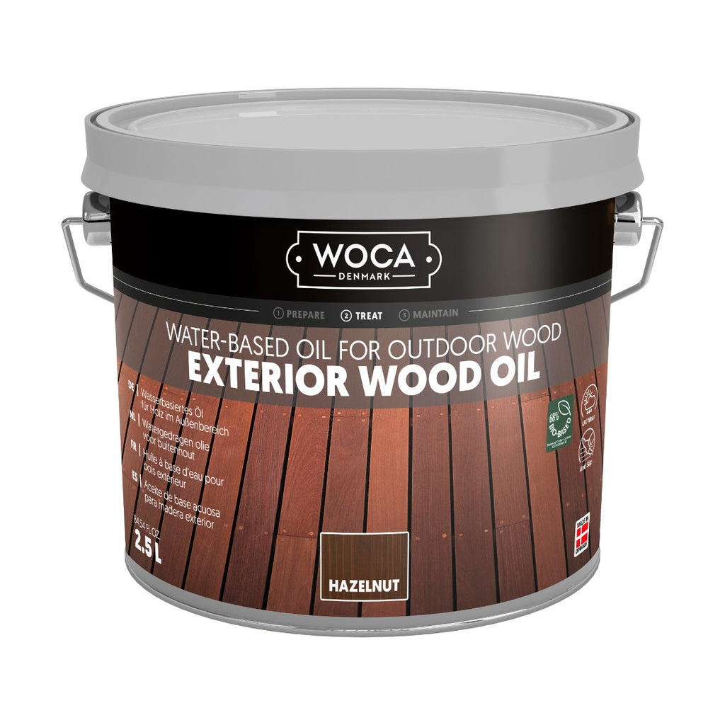 WOCA Exterior Wood Oil - Terrasseolie 2,5 L