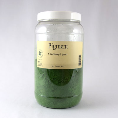 S&F Pigment 1 kg. - Chromeoxyd grøn