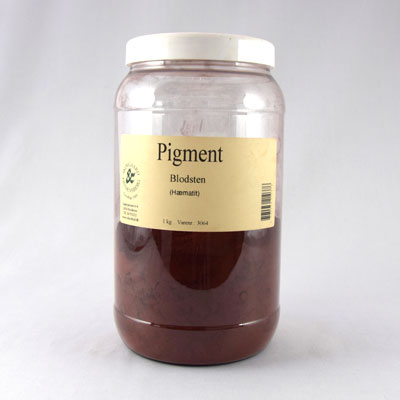 S&F Pigment 1 kg. - Blodsten (hæmatit)