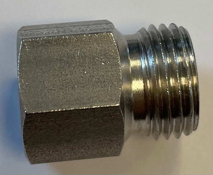 Wagner overgangsstuds l = 1/4"NPSMxU = 3/8"NPSM; 270 bar