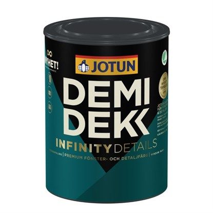Jotun - Demidekk Infinity Details - Vinduesmaling Svenskrød 0025