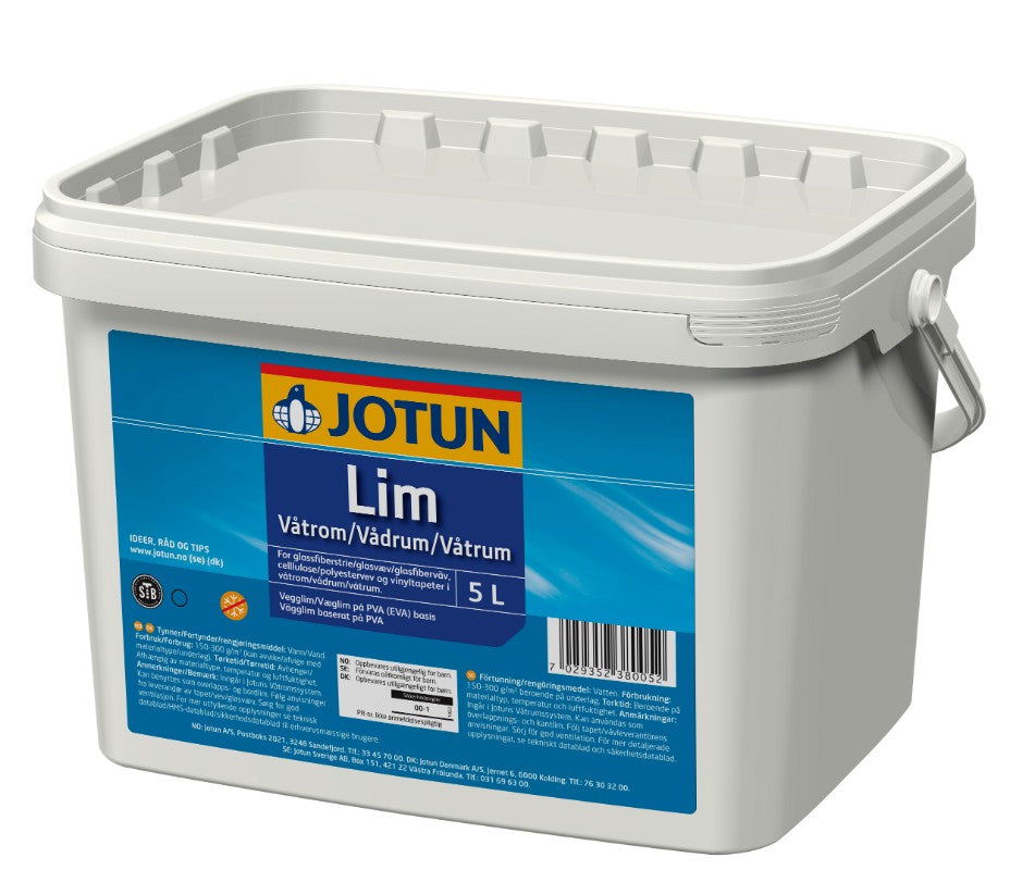 Jotun - Vævlim til Vådrum - 5 Liter