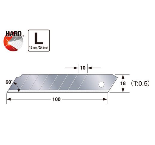 Tajima Endura-blade - 50 stk.