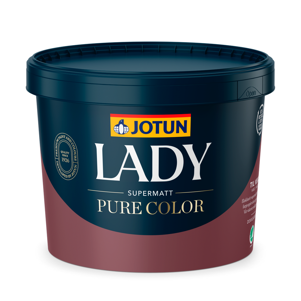 Jotun - Lady Pure Color vægmaling Supermat glans 1