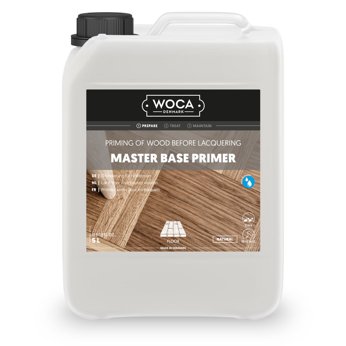 WOCA Master Base Primer Natural - 5 L.