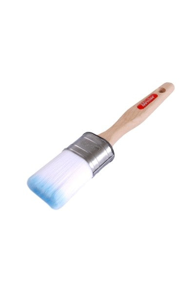 Mäster Pro Ice Blue Syntetisk Oval Pensel 25 mm