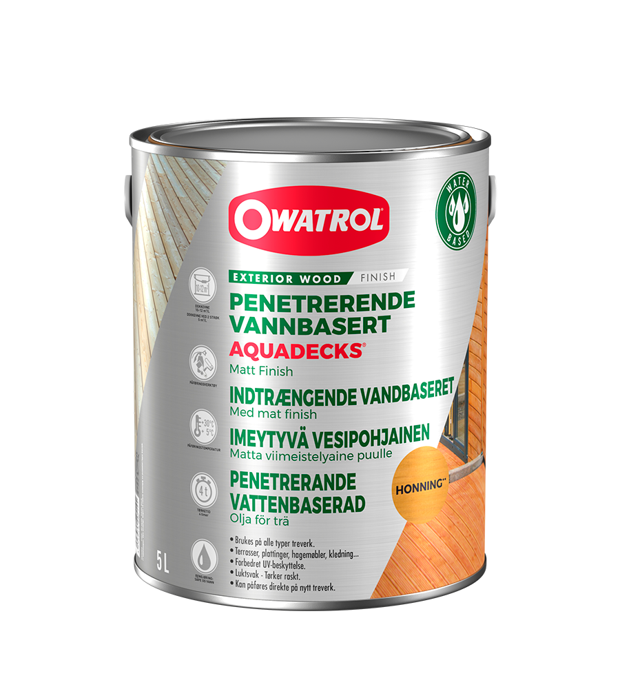 Owatrol Aquadecks - vandbaseret træolie