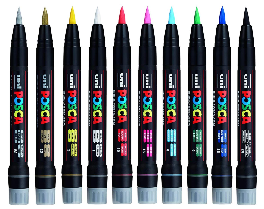 Posca Pensel PCF-350 - fås i flere farver