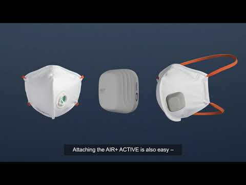 AIR+ FFP Maske m. ventil - 10 stk. (foldbar) - str. L