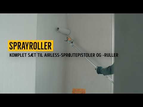 Wagner SprayRoller med 25 cm. bøjle og 0,9 meter forlængerskaft
