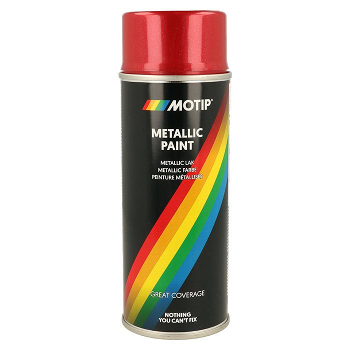 Motip Metallic Effekt Lak 400 ml. - Rød