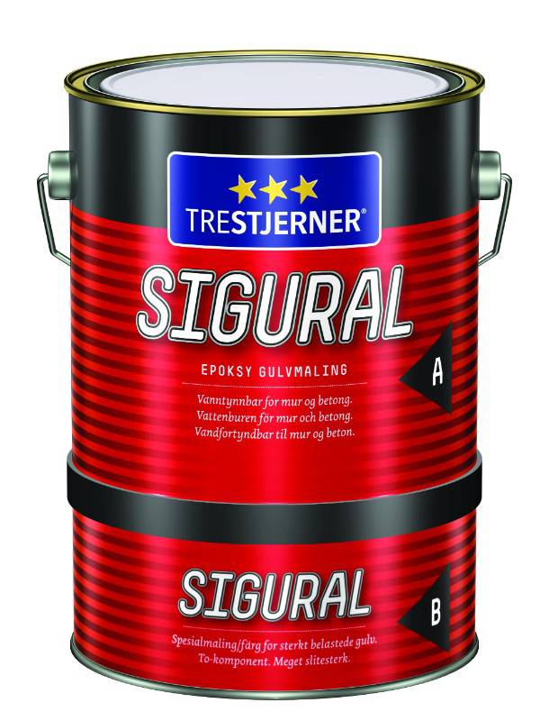 Jotun - Sigural Epoxygulvmaling 2,7 Liter ink. Hærder