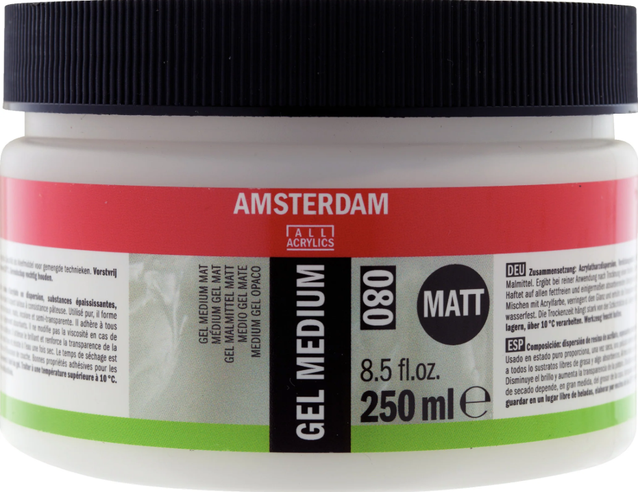 Amsterdam Gel Medium mat - 250 ml.