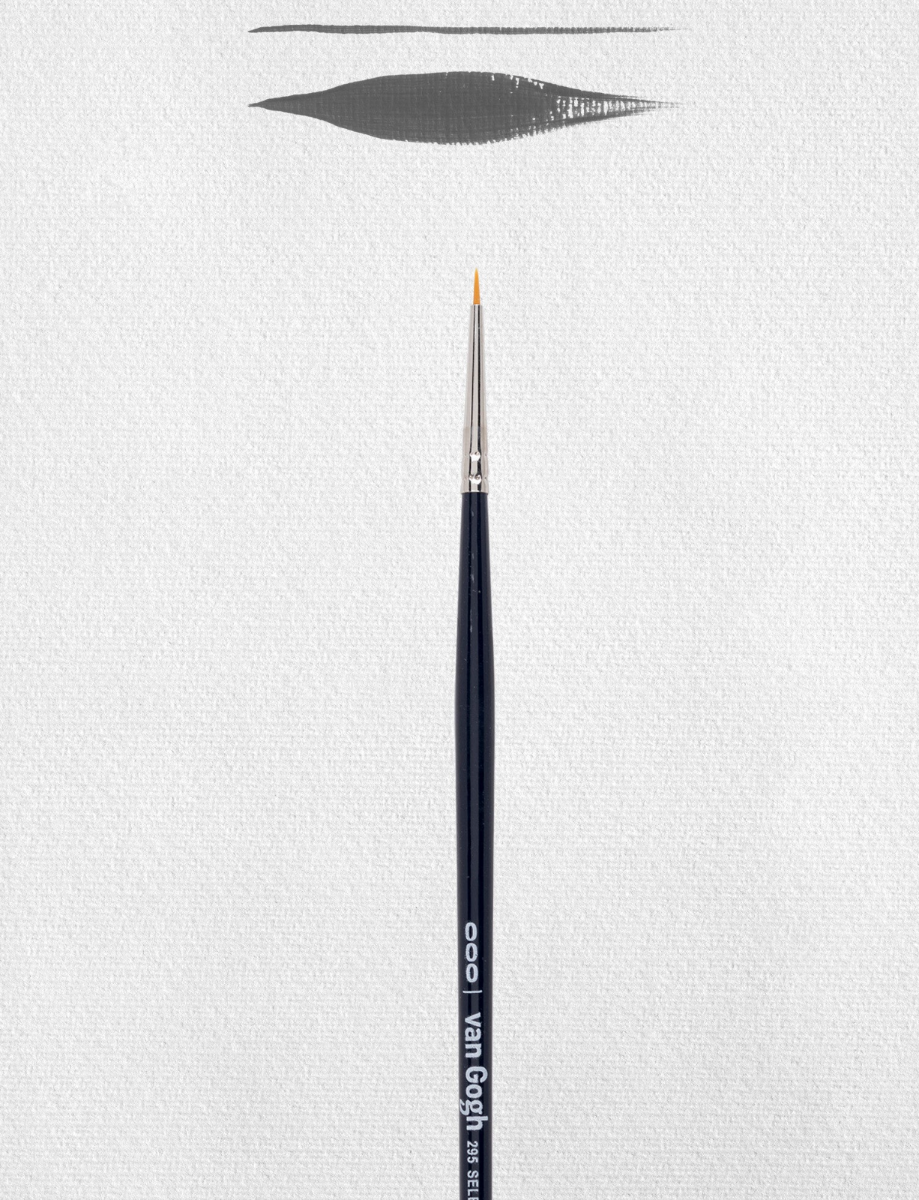 Van Gogh olie- og akrylpensel serie 295 - nr. 000