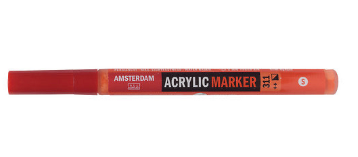 Amsterdam Acrylic Marker 2 mm - Vermillion 311