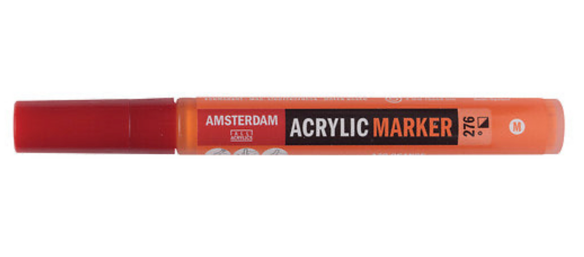 Amsterdam Acrylic Marker 4 mm - Azo Orange 276